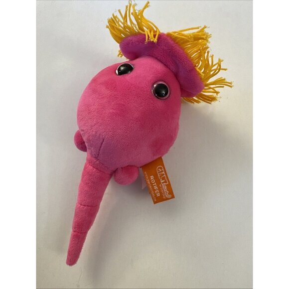 Giant Microbes Plush Hot Pink Rotifer Plush BV2 - Picture 1 of 3